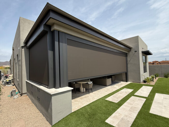 Motorized Screen | Blue Sky Patio Shades