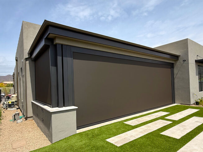 Motorized Screen | Blue Sky Patio Shades